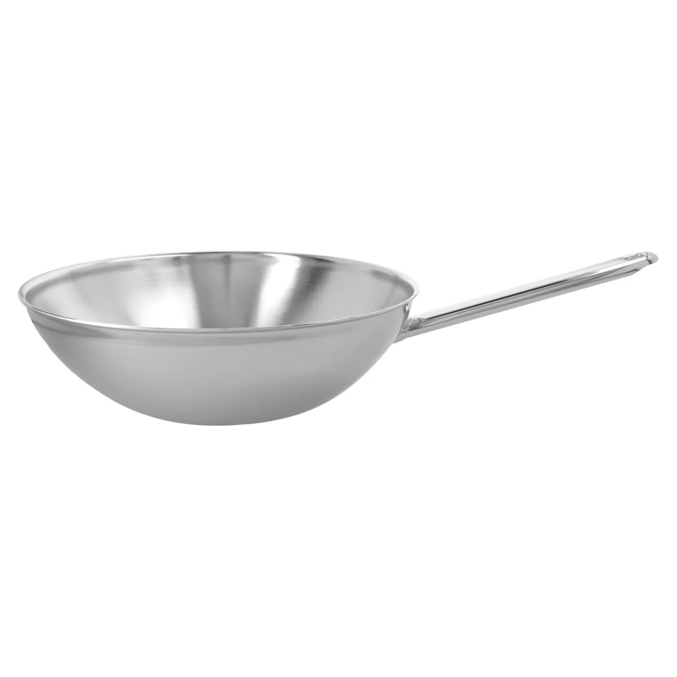 DEMEYERE Wok Flacher Boden 30 Cm, 18/10 Edelstahl Silber Shop