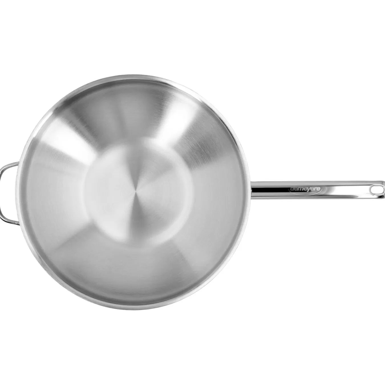 DEMEYERE Wok Flacher Boden 32 Cm, 18/10 Edelstahl Silber Best Sale