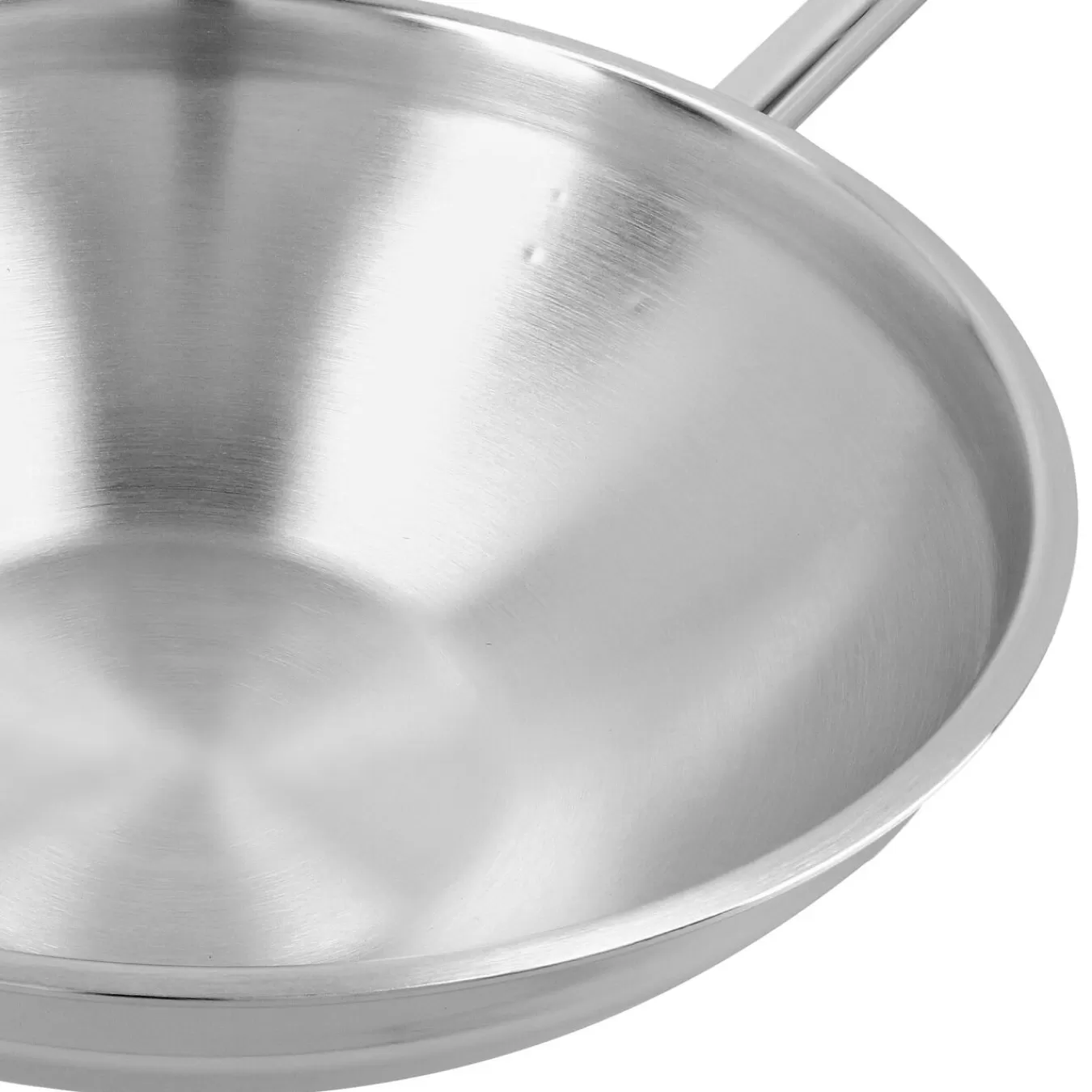 DEMEYERE Wok Flacher Boden 36 Cm, 18/10 Edelstahl Silber Cheap