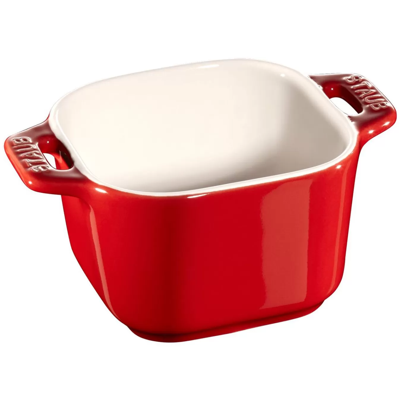 STAUB Xs Mini Cocotte Set 2-Tlg, Quadratisch,, Keramik Kirsch-Rot Online